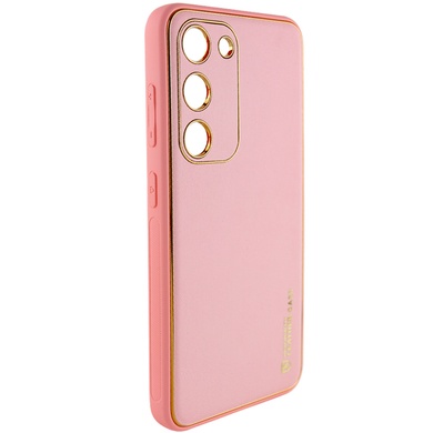 Кожаный чехол Xshield для Samsung Galaxy S24 Розовый / Pink