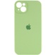 Чехол Silicone Case Full Camera Protective (AA) для Apple iPhone 15 (6.1") Мятный / Mint