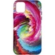 Кожаный чехол Colour Splash with MagSafe для Apple iPhone 14 Pro Max (6.7") Pink / Blue