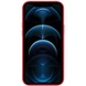 Шкіряний чохол Leather Case (AA) with MagSafe для Apple iPhone 12 Pro / 12 (6.1"), Red