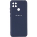 Чехол Silicone Cover My Color Full Camera (A) для Oppo A15s / A15 Синий / Midnight blue