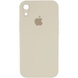 Чохол Silicone Case Square Full Camera Protective (AA) для Apple iPhone XR (6.1"), Бежевий / Antique White