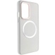 TPU чохол Bonbon Metal Style with MagSafe для OnePlus 9 Pro, Білий / White