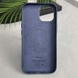 Шкіряний чохол Leather Case (AAA) з MagSafe and Animation для Apple iPhone 15 (6.1"), Blue