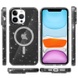 Чехол TPU Galaxy Sparkle (MagFit) для Apple iPhone 13 Pro Max (6.7") Black+Glitter