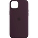 Чехол Silicone case (AAA) full with Magsafe для Apple iPhone 14 Pro (6.1") Фиолетовый / Elderberry