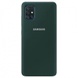 Чехол Silicone Cover Full Protective (AA) для Samsung Galaxy A51 Зеленый / Pine green