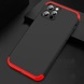 Пластиковая накладка GKK LikGus 360 градусов (opp) для Apple iPhone 13 Pro Max (6.7") Черный / Красный