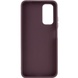 TPU чехол Bonbon Metal Style для Samsung Galaxy A52 4G / A52 5G / A52s Бордовый / Plum