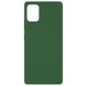 Чохол Silicone Cover Full without Logo (A) для Xiaomi Mi 10 Lite, Зелений / Dark Green