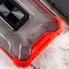 Ударопрочный чехол Transformer CrystalRing для Apple iPhone 13 Pro Max (6.7") Красный