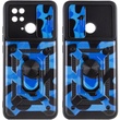 Удароміцний чохол Camshield Serge Ring Camo для Xiaomi Redmi 10C, Синій / Army Blue