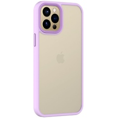 TPU+PC чохол Metal Buttons для Apple iPhone 14 Plus (6.7"), Фіолетовий
