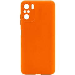 Силиконовый чехол Candy Full Camera для Xiaomi Redmi Note 10 / Note 10s Оранжевый / Orange