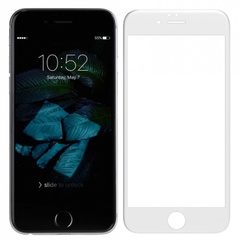 Захисне скло King Fire 6D для Apple iPhone 7 plus / 8 plus (5.5") (тех.пак), Білий