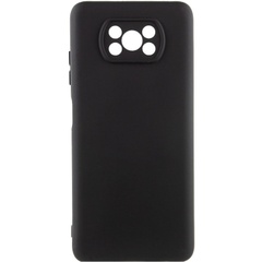 Чехол Silicone Cover Lakshmi Full Camera (AAA) для Xiaomi Poco X3 NFC / Poco X3 Pro Черный / Black