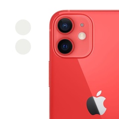 Гибкое защитное стекло 0.18mm на камеру (тех.пак) для Apple iPhone 12 mini (5.4")/12 (6.1")/11 (6.1) Прозрачный