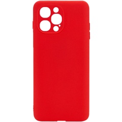 Силиконовый чехол Candy Full Camera для Apple iPhone 12 Pro Max (6.7") Красный / Red