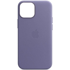 Кожаный чехол Leather Case (AA Plus) with MagSafe для Apple iPhone 13 Pro Max (6.7") Wisteria