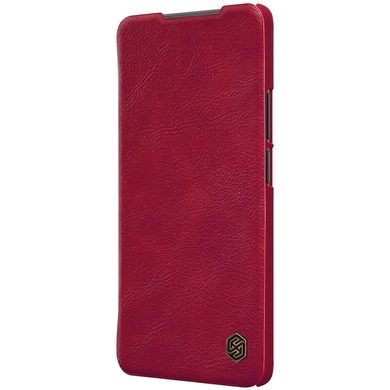 Кожаный чехол (книжка) Nillkin Qin Series для Xiaomi 11T / 11T Pro Красный