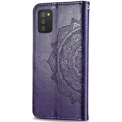 Кожаный чехол (книжка) Art Case с визитницей для Samsung Galaxy A02s Фиолетовый
