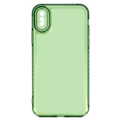 Чехол TPU Starfall Clear для Apple iPhone XS Max (6.5") Зеленый