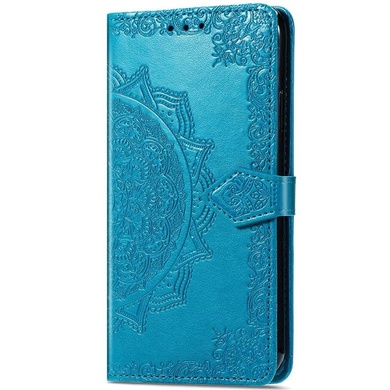 Кожаный чехол (книжка) Art Case с визитницей для Xiaomi Redmi 10A Синий