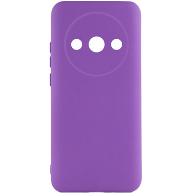 Чохол Silicone Cover Lakshmi Full Camera (A) для Xiaomi Redmi A3, Фіолетовий / Purple