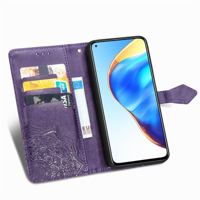 Кожаный чехол (книжка) Art Case с визитницей для Xiaomi Mi 10T / Mi 10T Pro Фиолетовый