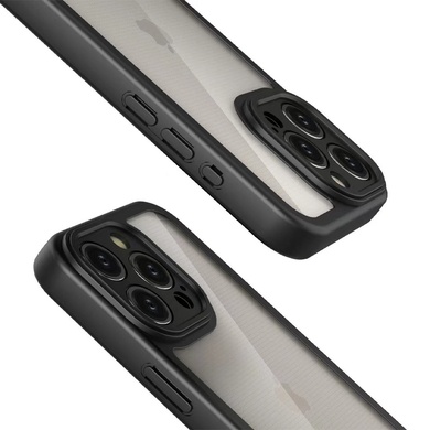 TPU чохол Transparent + Colour 1,5mm для Apple iPhone 13 Pro Max (6.7"), Black