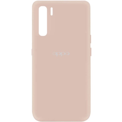 Чехол Silicone Cover My Color Full Protective (A) для Oppo Reno 3 Розовый / Pink Sand