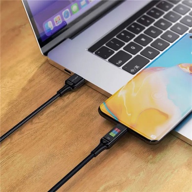 Дата кабель Acefast C7-04 USB-A to USB-C zinc alloy (1.2m) Black