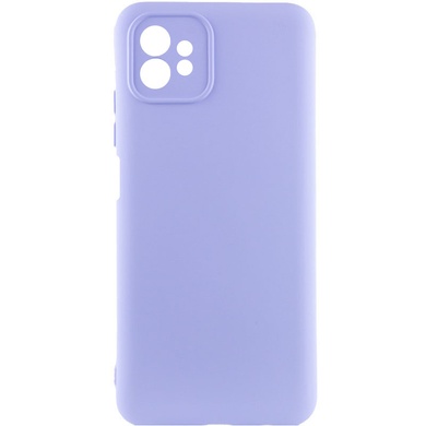 Чехол Silicone Cover Lakshmi Full Camera (A) для Motorola Moto G32 Сиреневый / Dasheen