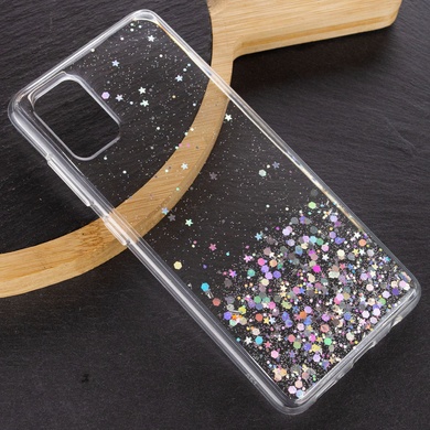 TPU чохол Star Glitter для Samsung Galaxy A02s, Прозрачный