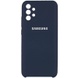 Чохол Silicone Cover Full Camera (AAA) для Samsung Galaxy A32 4G, Синій / Midnight Blue