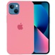Чехол Silicone Case Full Protective (AA) для Apple iPhone 13 (6.1") Розовый / Light pink