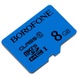 Карта пам'яті Borofone microSDHC 8GB TF High Speed Card Class 10, Синій