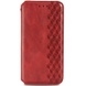 Кожаный чехол книжка GETMAN Cubic (PU) для Nokia 2.3 Красный
