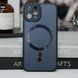 Чехол TPU+Glass Sapphire Midnight with MagSafe для Apple iPhone 13 Pro Max (6.7") Черный / Black