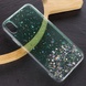 TPU чохол Star Glitter для Apple iPhone XR (6.1"), Прозрачный / Мятный