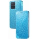 Кожаный чехол книжка GETMAN Mandala (PU) для Samsung Galaxy A51 Синий