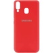 Чехол Silicone Cover My Color Full Protective (A) для Samsung Galaxy A40 (A405F) Красный / Red