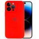 Чехол Silicone Case Full Camera Protective (AA) для Apple iPhone 14 Pro Max (6.7") Красный / Red