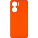 Силиконовый чехол Candy Full Camera для Xiaomi Redmi 13C / Poco C65 Оранжевый / Orange