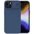 Силіконова накладка Nillkin Camshield Silky для Apple iPhone 14 (6.1"), Синій