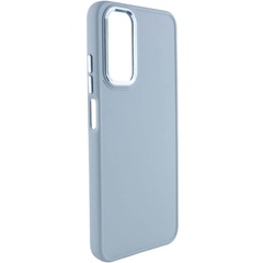 TPU чехол Bonbon Metal Style для Samsung Galaxy A52 4G / A52 5G / A52s Голубой / Mist blue