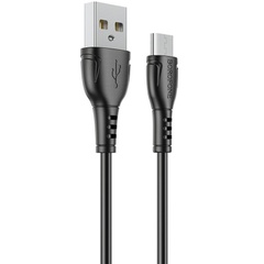 Дата кабель Borofone BX51 Triumph USB to MicroUSB (1m), Чорний
