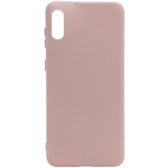 Чехол Silicone Cover Full without Logo (A) для Samsung Galaxy A02 Розовый / Pink Sand