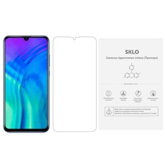 Защитная гидрогелевая пленка SKLO (экран) (тех.пак) для Huawei Y6 (2018) Прозрачный