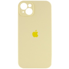 Чохол Silicone Case Full Camera Protective (AA) для Apple iPhone 14 Plus (6.7"), Жовтий / Mellow Yellow
